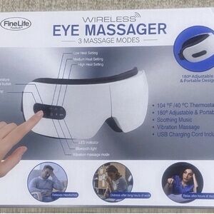 White Wireless Eye Massager